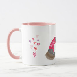 Cute anteaters in love mug mok