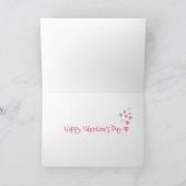 Cute anteaters in love Valentine's Day card Kaart (Binnen)