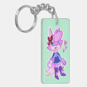 Cute Anthro Dieren Sleutelhanger (Voorkant Links)