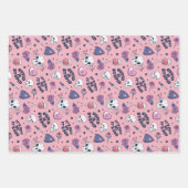 Cute Anti-Valentin Day Cupid Heart Roos Pattern Inpakpapier Vel (Voorkant 3)