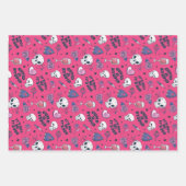 Cute Anti-Valentin Day Cupid Heart Roos Pattern Inpakpapier Vel (Voorkant 2)