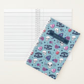 Cute Anti-Valentin Day Doodle Pattern Notitieboek (Binnen)