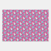 Cute Anti-Valentin Day Roze Heart Pattern Inpakpapier Vel (Voorkant 2)