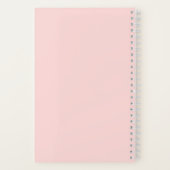 Cute Anti-Valentin Day Unicorn Love Pattern Notitieboek (Achterkant)