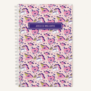 Cute Anti-Valentin Day Unicorn Love Pattern Notitieboek