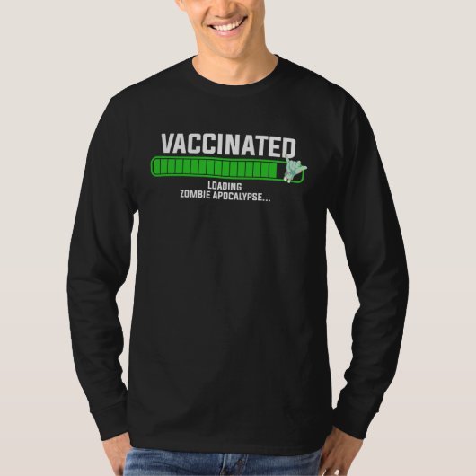 Cute  Anti Vaxxer Get Vaccinated Unvaccinated Zomb T-shirt (Voorkant)