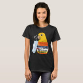 Cute antidepressant Parrot I Golden Conure T-shirt (Voorkant volledig)