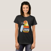 Cute Antidepressant Parrot I Green Cheek Pineapple T-shirt (Voorkant volledig)