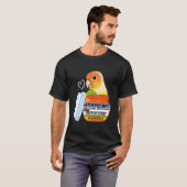 Cute Antidepressant Parrot I Green Cheek Pineapple T-shirt (Voorkant volledig)