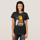 Cute antidepressant Parrot I Jenday Conure T-shirt (Voorkant volledig)