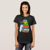 Cute Antidepressant Parrot I Oranje-winged Amazon T-shirt (Voorkant volledig)