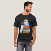 Cute Antidepressant Parrot I Peach faced Blue Love T-shirt (Voorkant volledig)