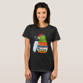 Cute Antidepressant Parrot I Rode Mexicaanse Am T-shirt (Voorkant volledig)