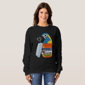 Cute antidepressiva Parrot I Blue thromboe Trui (Voorkant volledig)