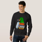Cute antidepressiva Parrot I mannetje Eclectus Trui (Voorkant volledig)