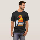 Cute antidepressiva Parrot I Sun Conure T-shirt (Voorkant volledig)