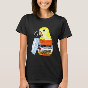 Cute antidepressiva Parrot I Yellow Monk Paraket T-shirt