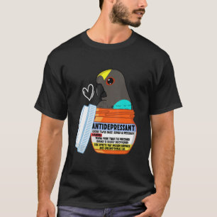 Cute antidepressivant Parrot I Meyers Parrot T-shirt