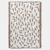 Cute Ants Pattern Deken (Voorkant Verticaal)