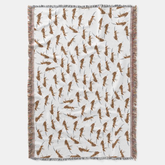 Cute Ants Pattern Deken (Voorkant Verticaal)