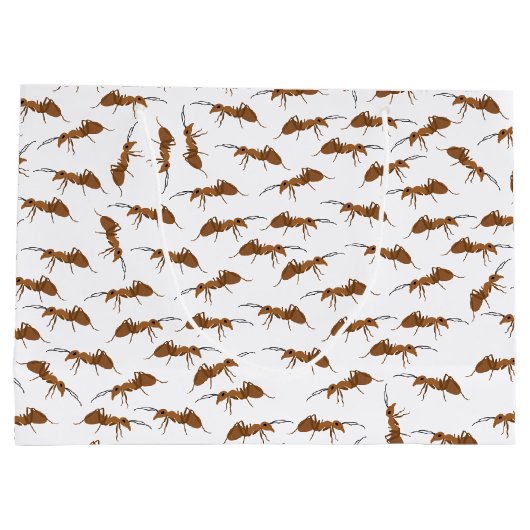 Cute Ants Pattern Groot Cadeauzakje (Achterkant)