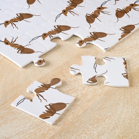 Cute Ants Pattern Legpuzzel (Zijkant)