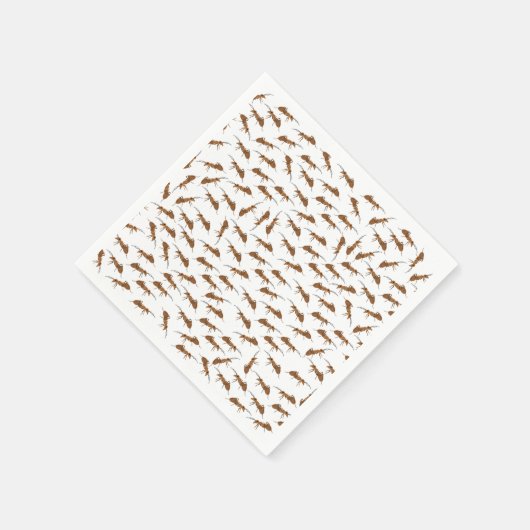Cute Ants Pattern Servet (Hoek)