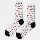 Cute Ants Pattern Sokken (Links)
