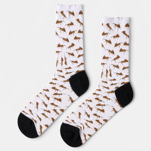 Cute Ants Pattern Sokken (Links)