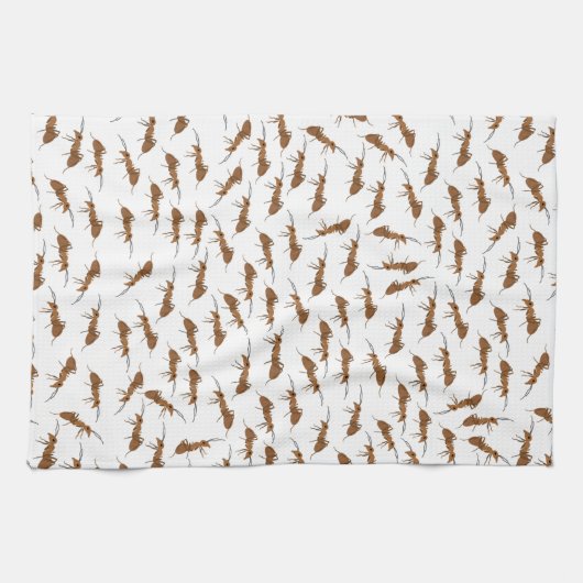Cute Ants Pattern Theedoek (Horizontaal)