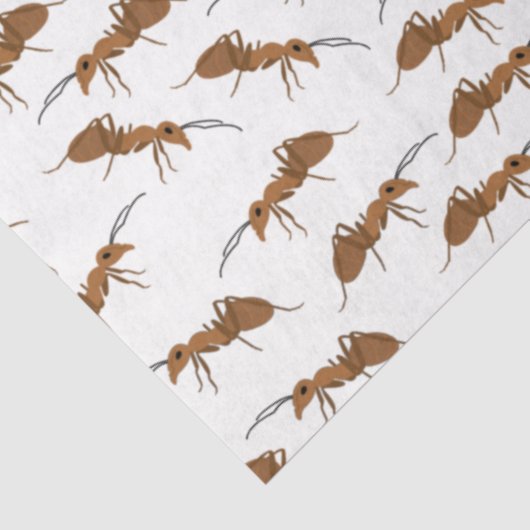 Cute Ants Pattern Tissuepapier (Detail)
