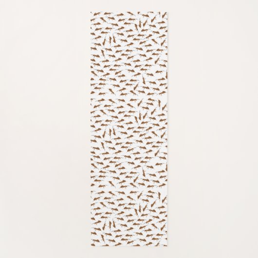 Cute Ants Pattern Yogamat (Voorkant)