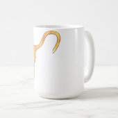 Cute Apathetic Orange Cat Koffiemok (Voorkant rechts)