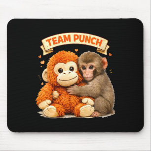 Cute apenpunch Panchi-kun Japan baby voor vrouwen Muismat