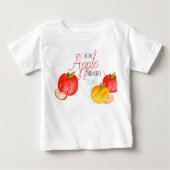 Cute apple baby kind verjaardagsfeest (Voorkant)