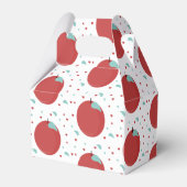 Cute Apple Confetti Birthday Party Bedankdoosjes (Achterkant)