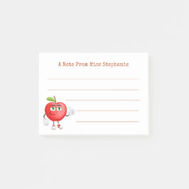 Cute Apple duikt op van leraar Post-it® Notes