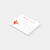 Cute Apple duikt op van leraar Post-it® Notes (Schuin)