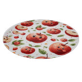 Cute Apple Faces  Snijplank (Hoek)
