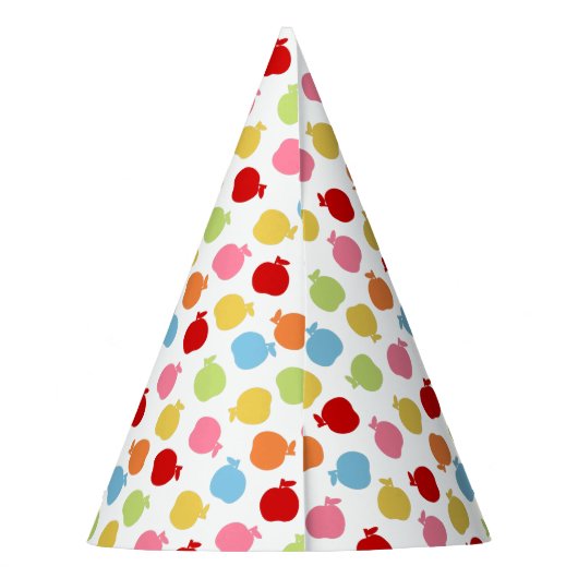 Cute Apple Feesthoedjes (Achterkant)