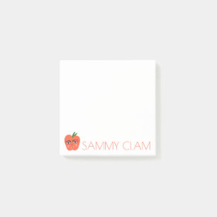 CUTE Apple Fruit Food CUSTOM Illustration Shopping Post-it® Notes
