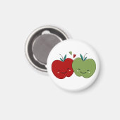Cute Apple Magneet (Voorkant / Achterkant)