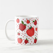Cute Apple Pattern Koffiemok (Links)