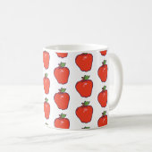 Cute Apple Pattern Koffiemok (Voorkant rechts)