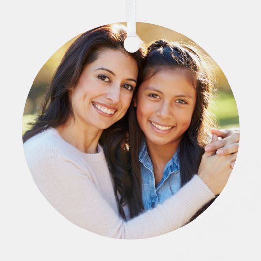 Cute Apple Pattern Teacher Appreciation Foto Metalen Ornament (Achterkant)