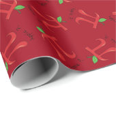 Cute Apple Pi Symbol Wiskunde Leraar Cadeaupapier (Rol Hoek)