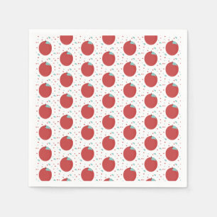 Cute Apple Picking Birthday Party Confetti Servet