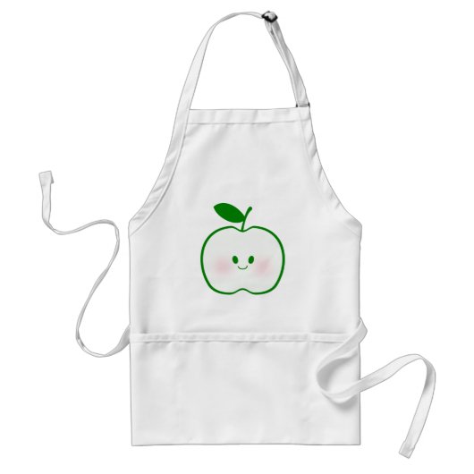 Cute Apple Standaard Schort (Voorkant)