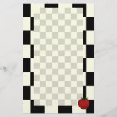 Cute Apple Stationery Briefpapier (Voorkant)