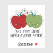 Cute Apple Sticker (Vel)